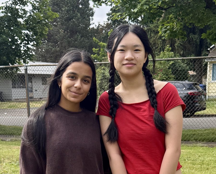 Saili Mahanti and Emma Zheng, South Salem High School